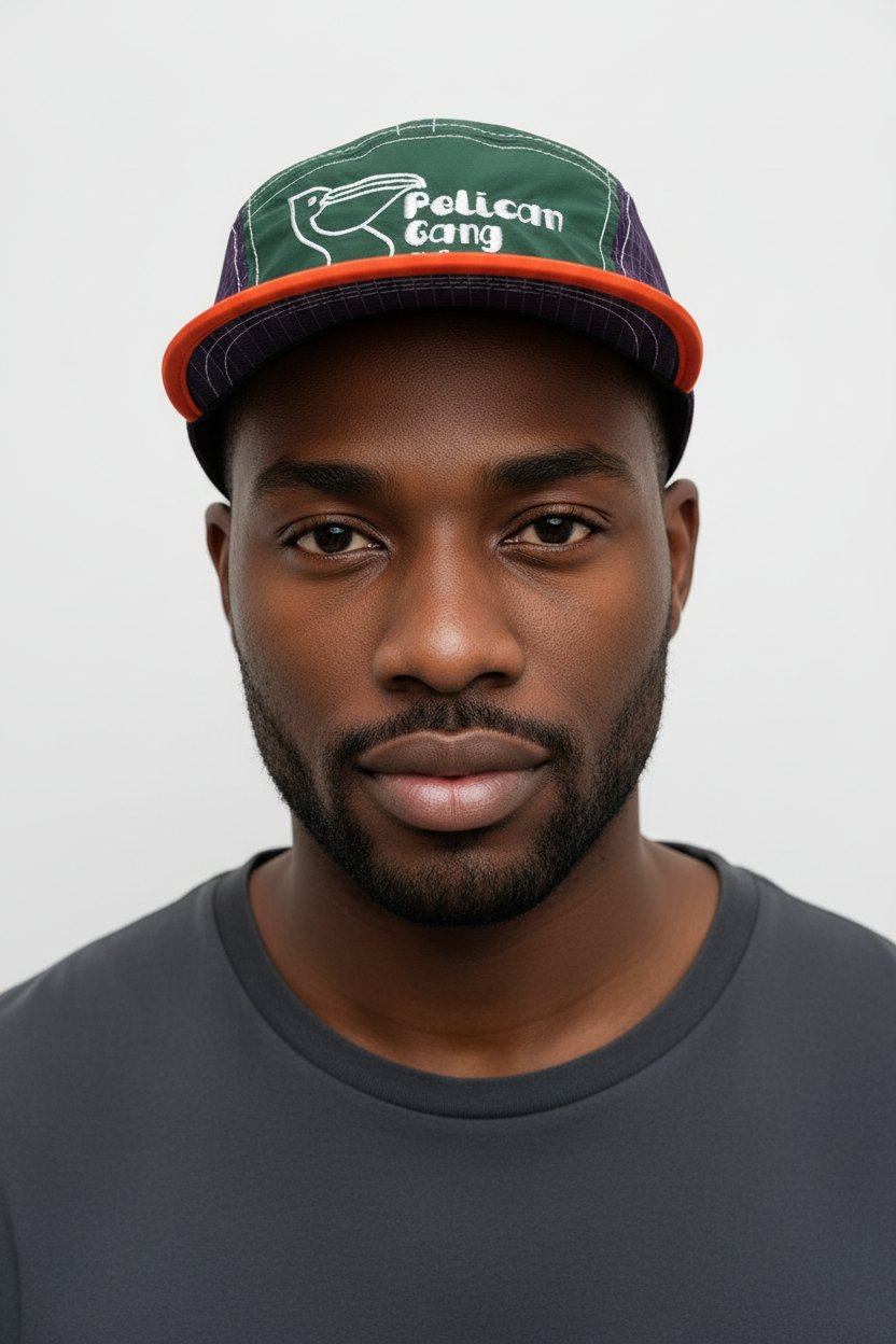 Casquette à carreaux