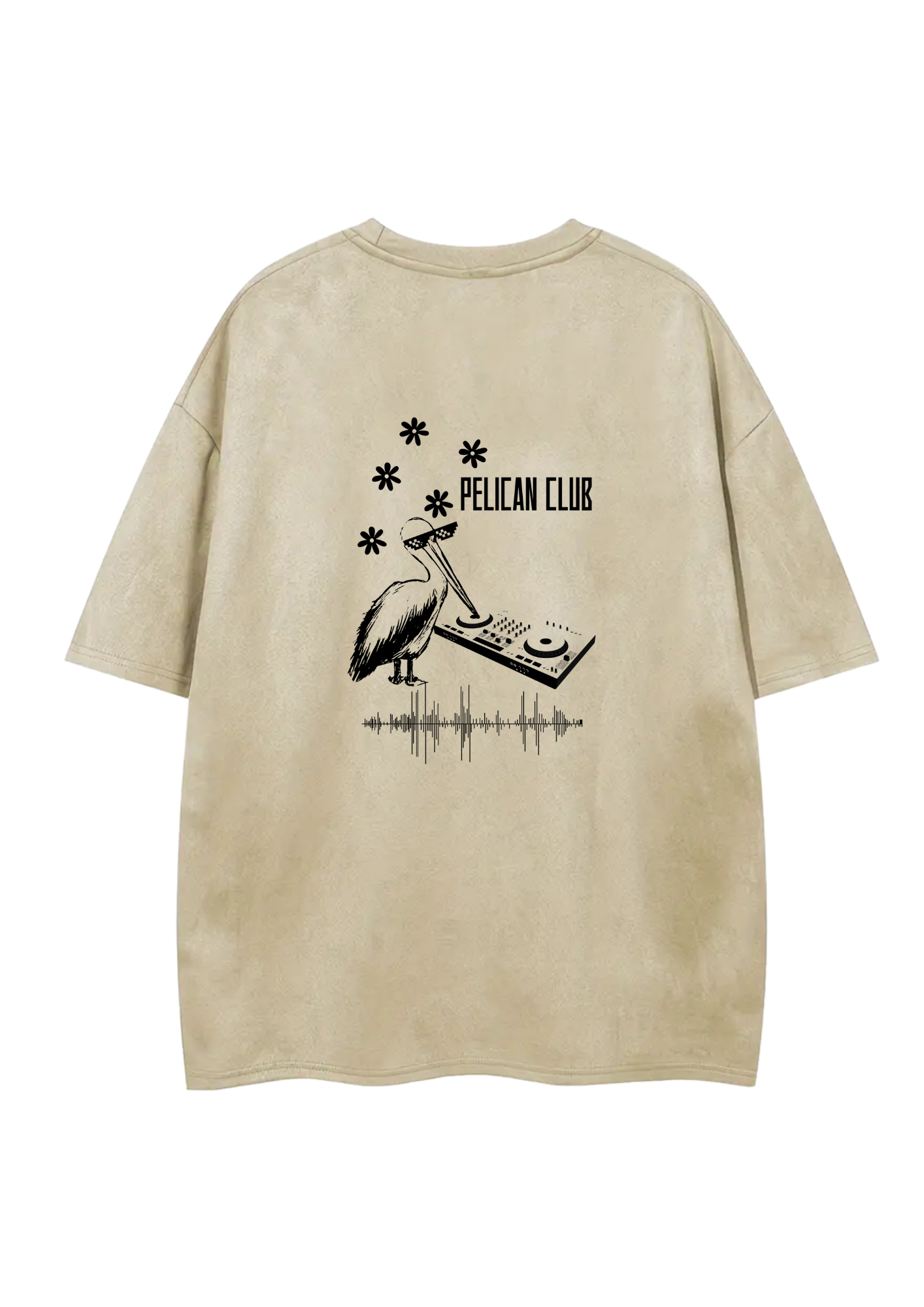 Oversize suédine beige - Pelican club