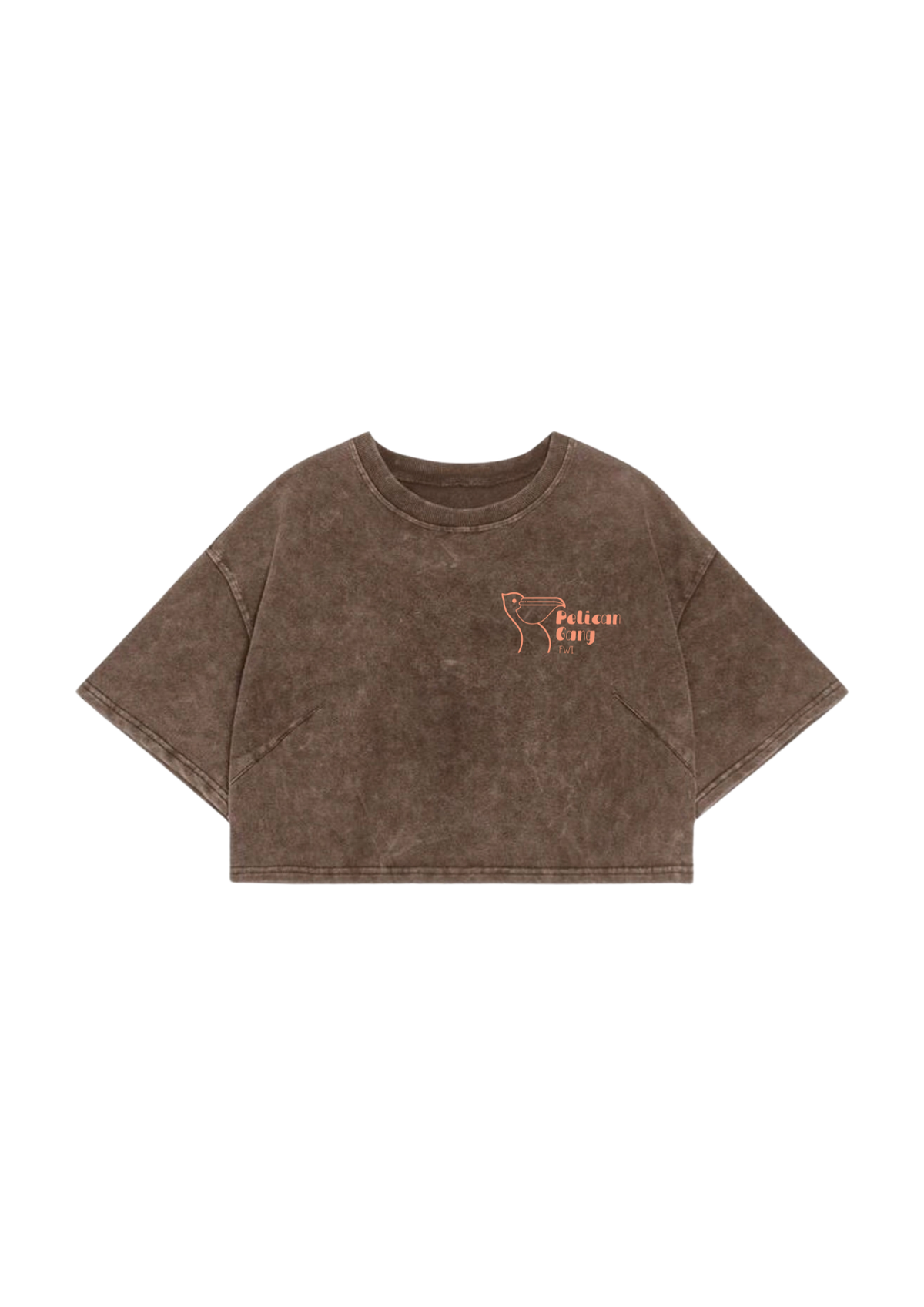 Crop top oversize sunset