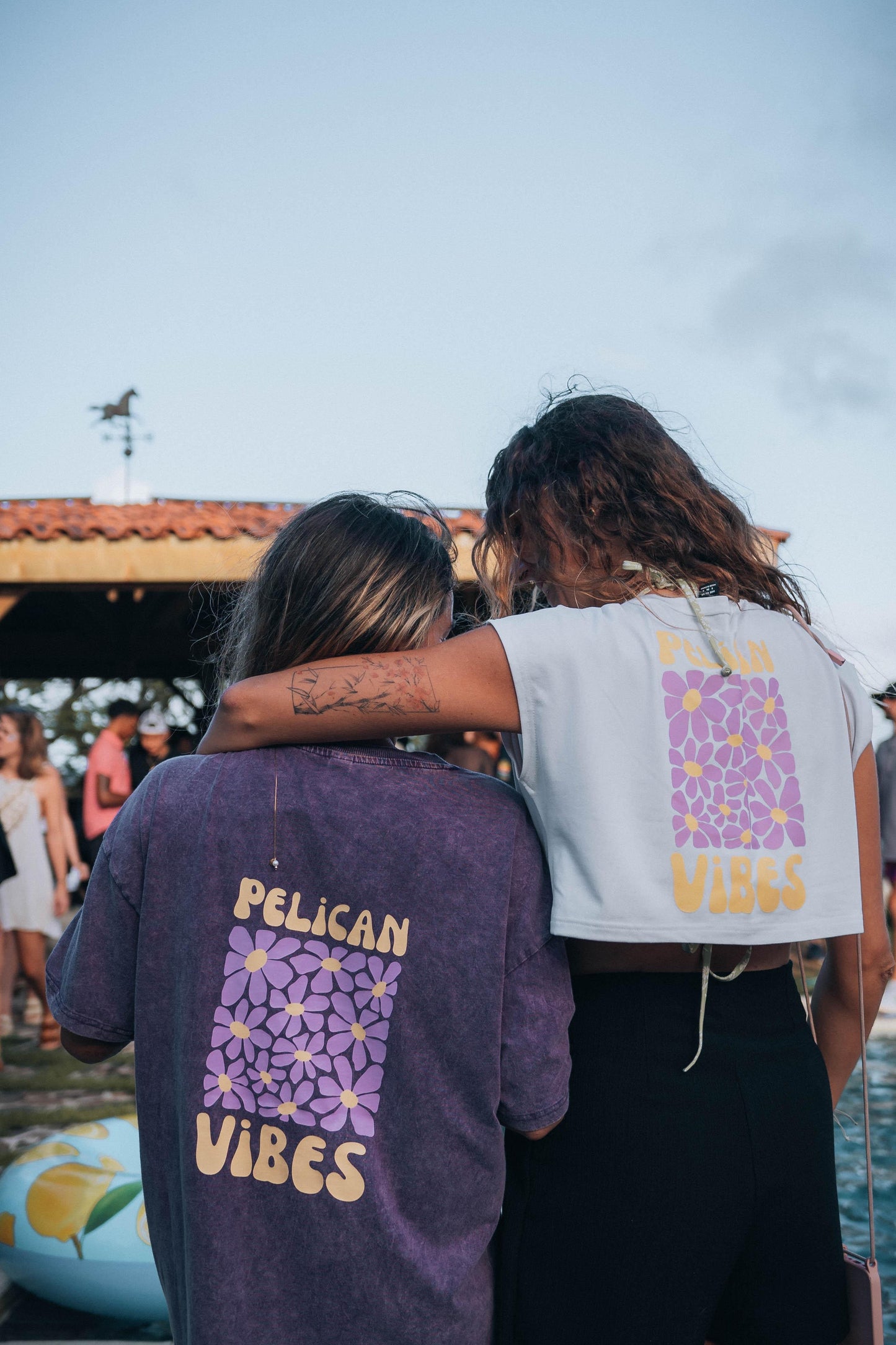 Oversize délavé violet Pelican Vibes