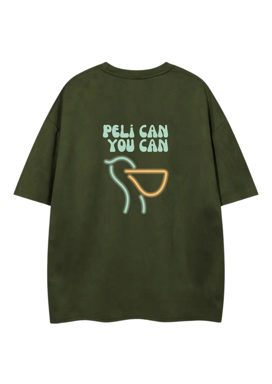 Oversize suédine kaki