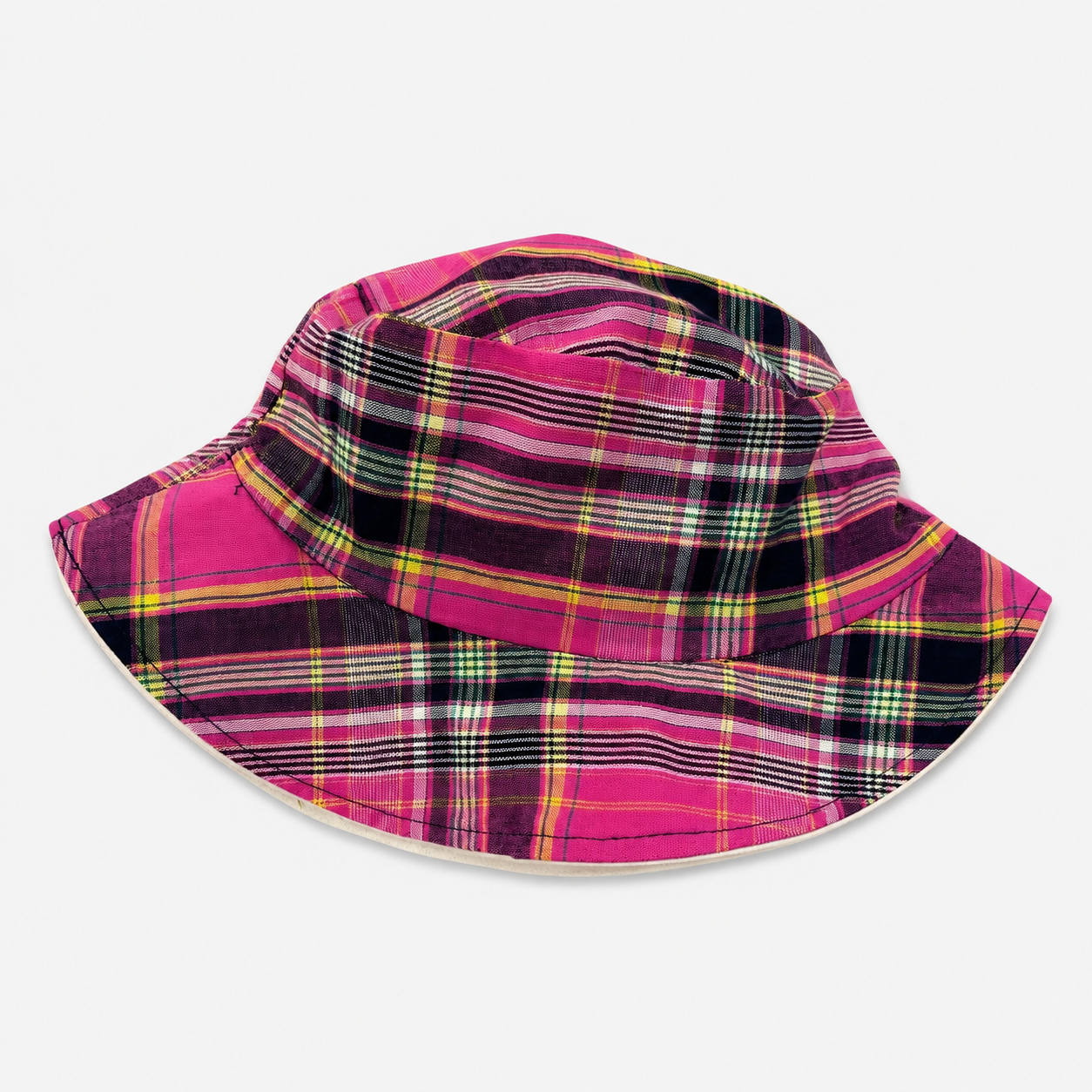 Bob madras rose réversible