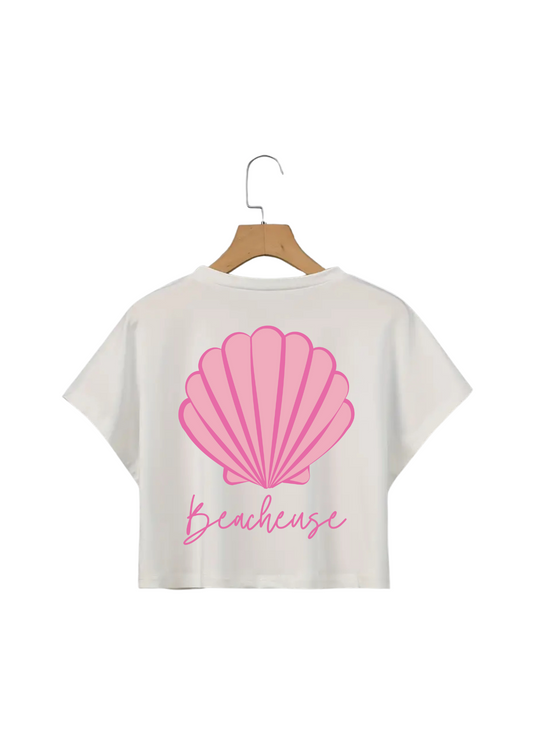 Crop top blanc Beacheuse