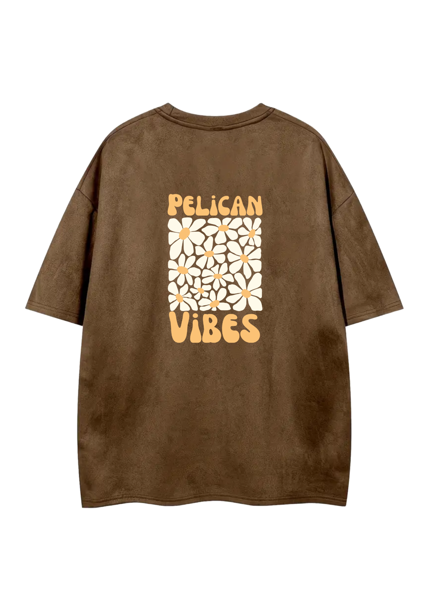 Oversize suédine chocolat