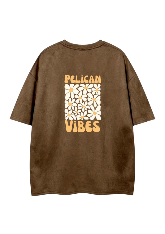 Oversize suédine chocolat