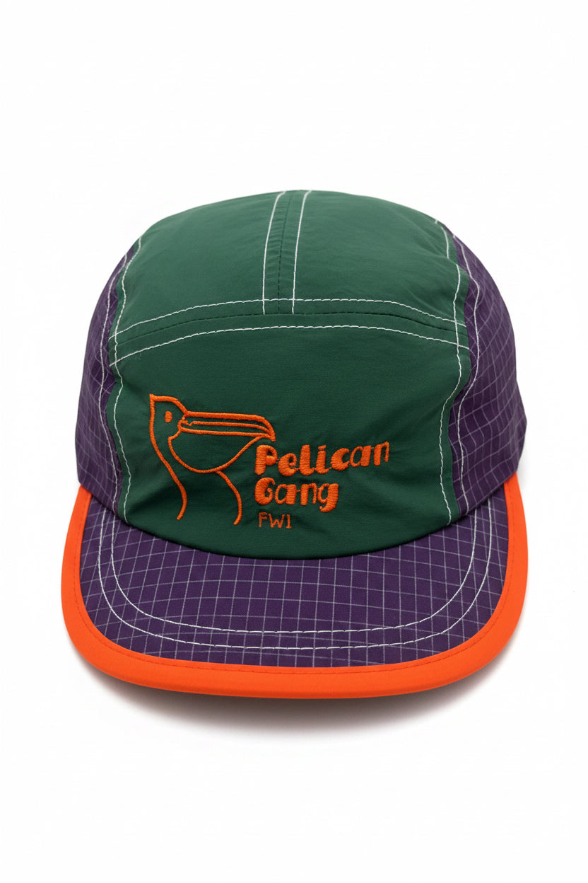 Casquette à carreaux