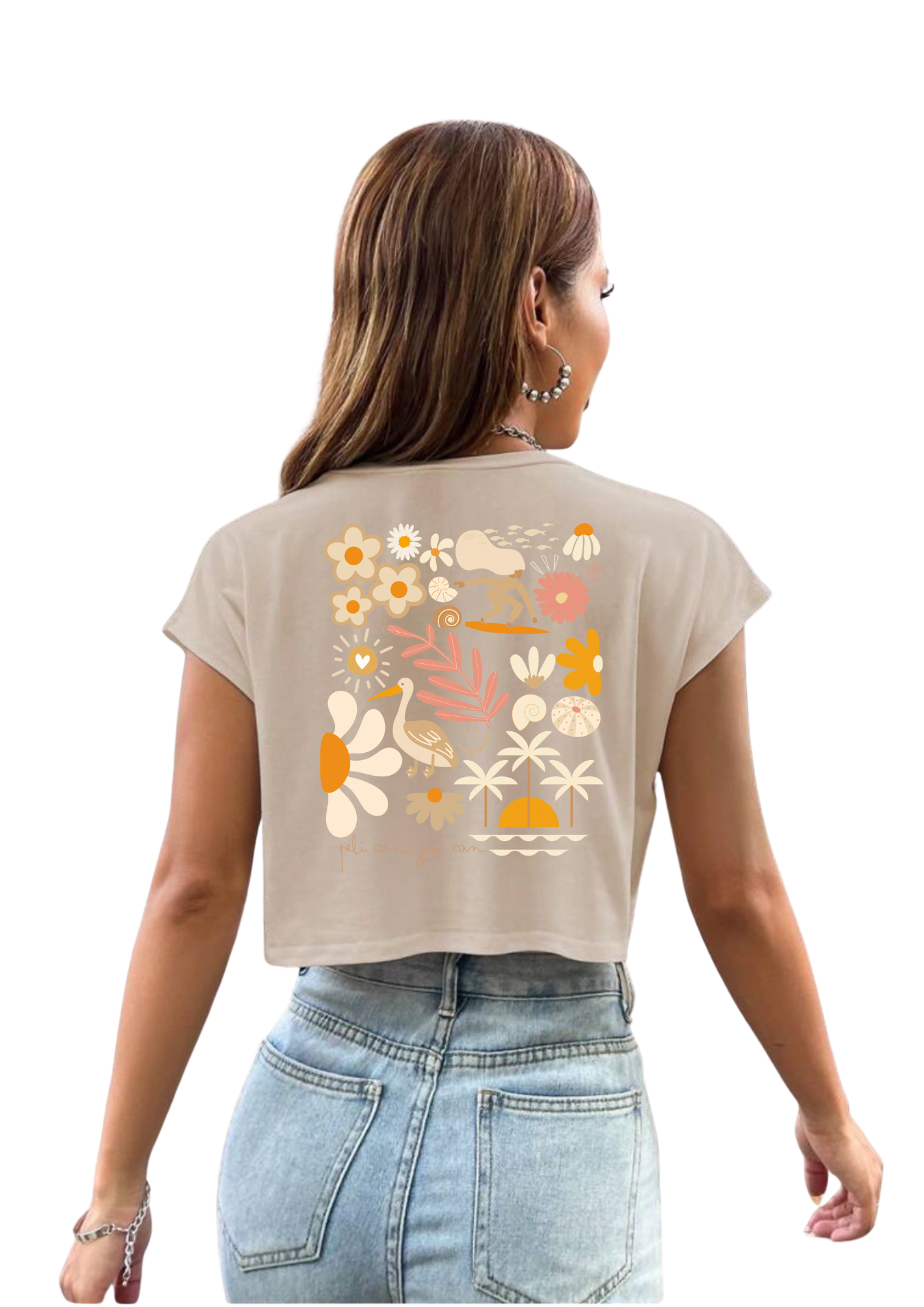 Crop top pelican you can