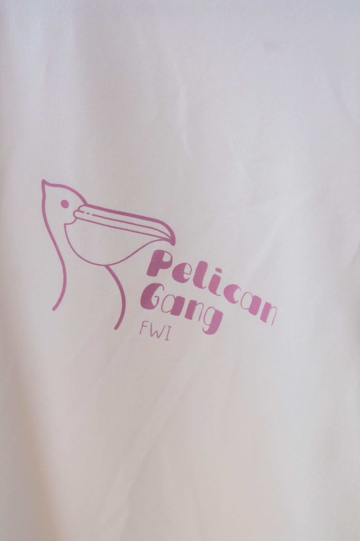 Crop top blanc pelican vibes