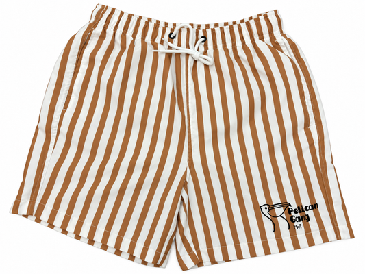 Short de bain rayé