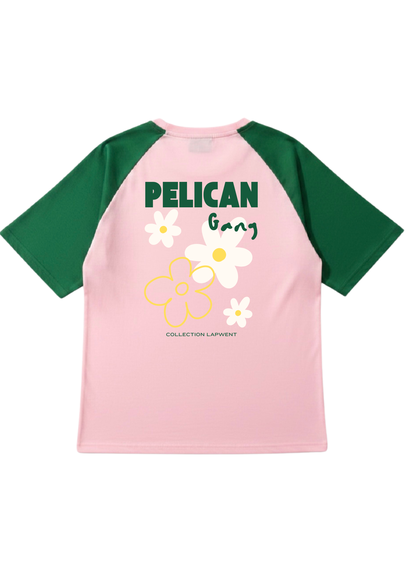 Oversize rose et vert collection Lapwent
