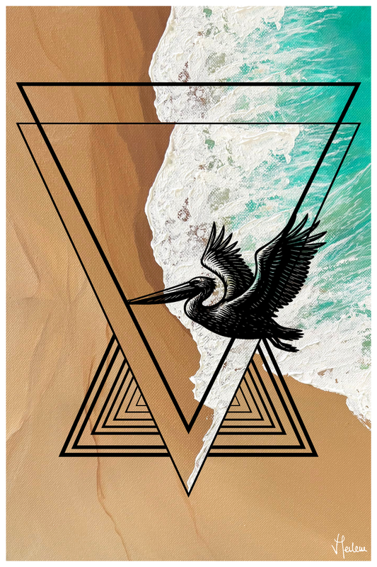 Affiche, carte postale collab Herlem Créations