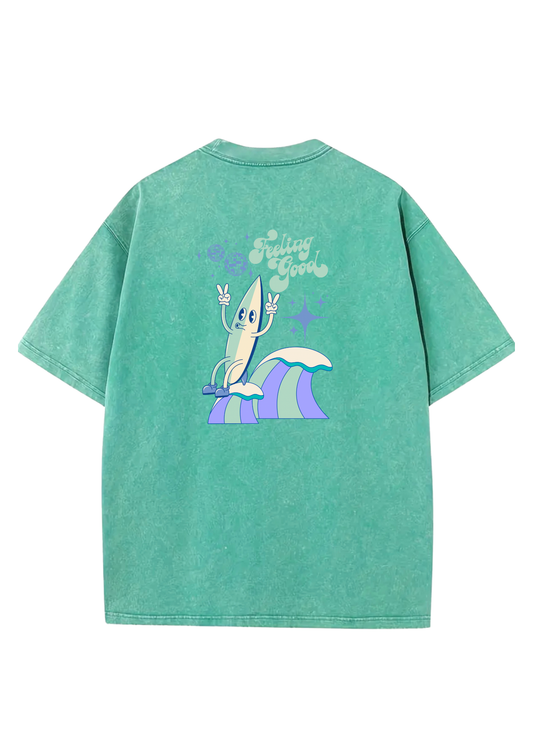 Oversize vert délavé feeling good