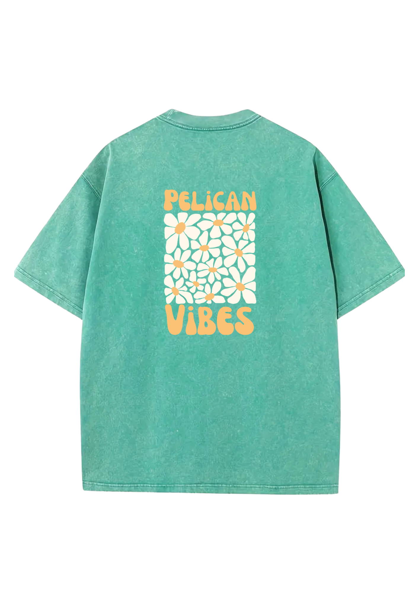 Oversize vert délavé pélican vibes