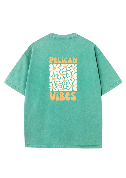 Oversize vert délavé pélican vibes